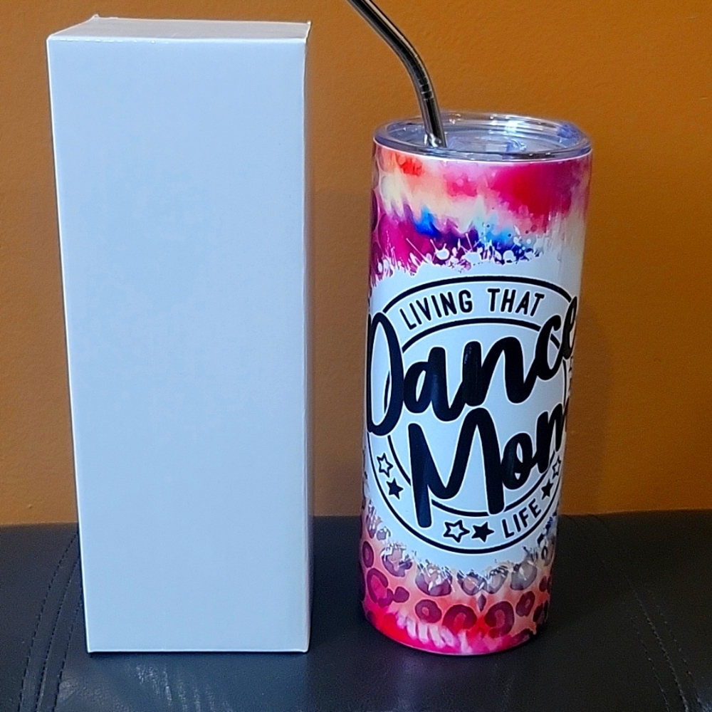 20 oz tumbler with straw
